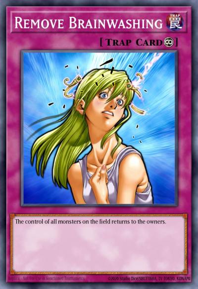 Remove Brainwashing Common DR1-EN156 Dark Revelation Volume 1 Yugioh card