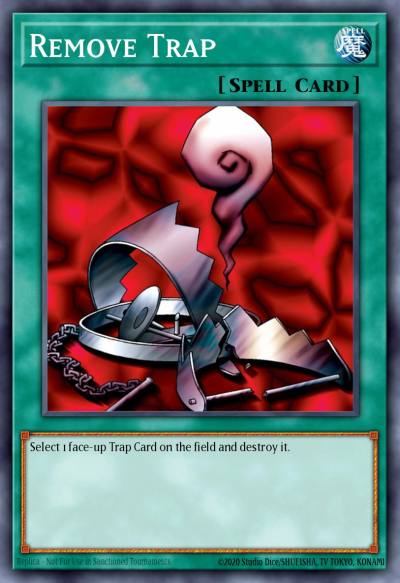 Remove Trap Common LOB-060 Legend of Blue Eyes White Dragon Yugioh card