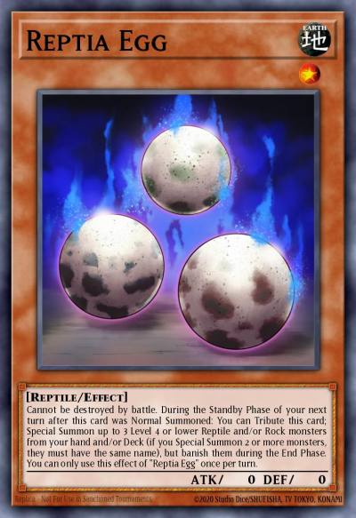 Reptia Egg Ultra Rare GFP2-EN034 Ghosts From the Past The 2nd Haunting Yugioh card