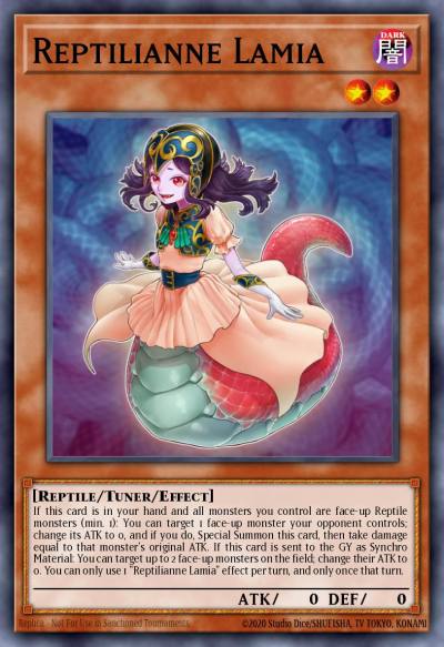 Reptilianne Lamia Ultra Rare GFP2-EN116 Ghosts From the Past The 2nd Haunting Yugioh card