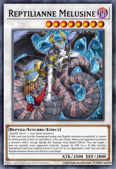 Reptilianne Melusine Super Rare BODE-EN043 Burst of Destiny Yugioh card