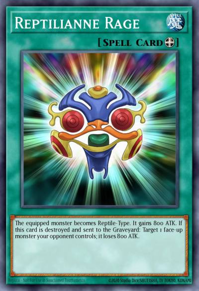 Reptilianne Rage Common ABPF-EN047 Absolute Powerforce Yugioh card