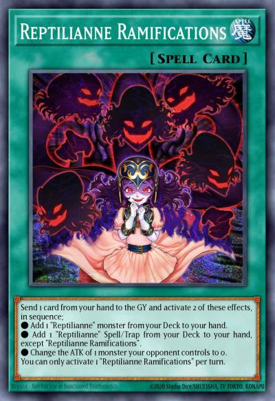 Reptilianne Ramifications Super Rare BODE-EN060 Burst of Destiny Yugioh card