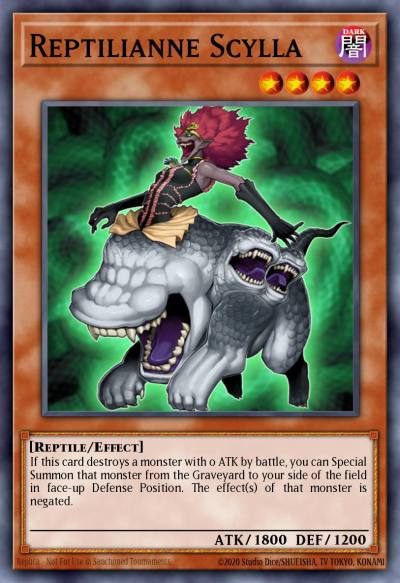 Reptilianne Scylla Common SOVR-EN022 Stardust Overdrive Yugioh card