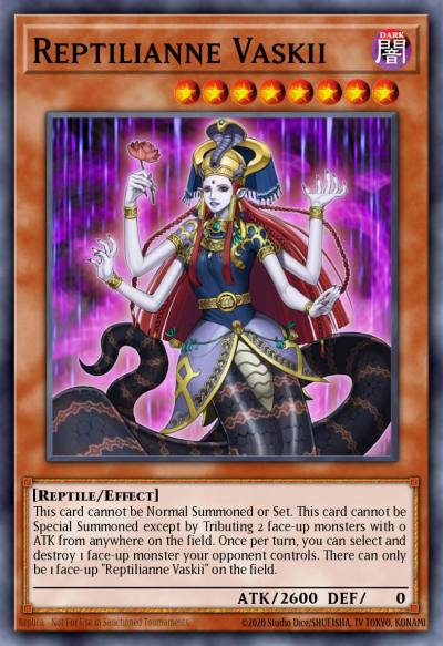Reptilianne Vaskii Rare ABPF-EN018 Absolute Powerforce Yugioh card