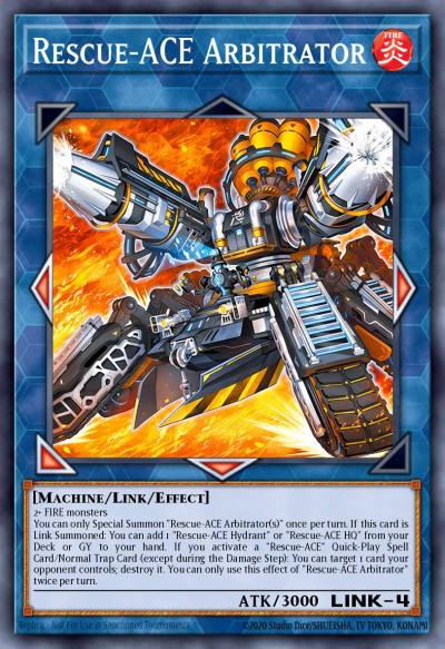 Rescue-ACE Arbitrator Secret Rare BPRO-EN051 Burst Protocol Yugioh card