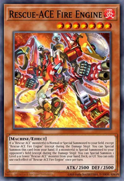 Rescue-ACE Fire Engine Ultra Rare MP24-EN281 25th Anniversary Tin Dueling Mirrors Yugioh card