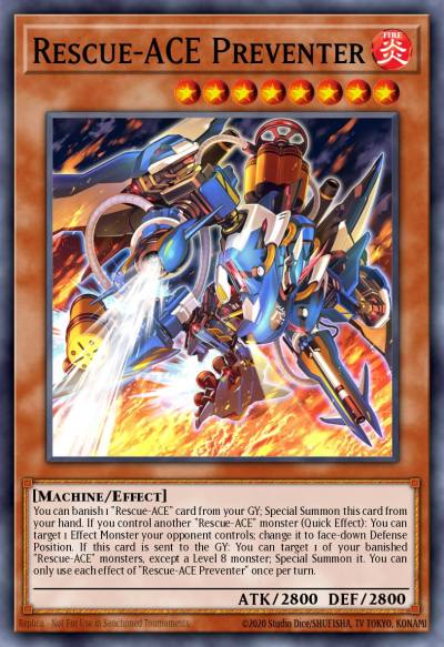 Rescue-ACE Preventer Ultra Rare MP24-EN217 25th Anniversary Tin Dueling Mirrors Yugioh card