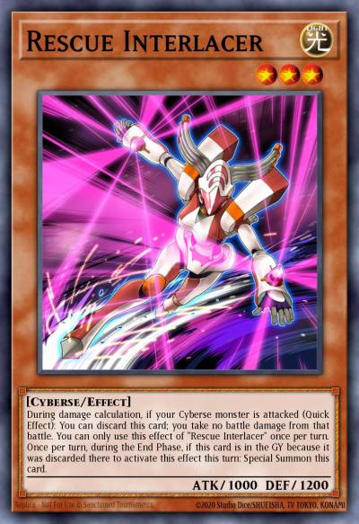 Rescue Interlacer Common RIRA-EN001 Rising Rampage Yugioh card