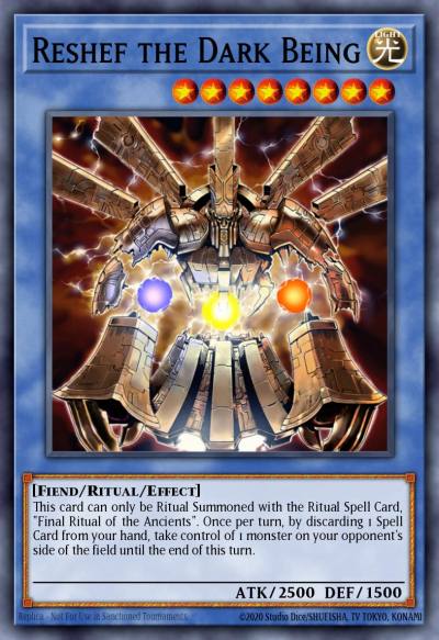 Reshef the Dark Being Ultra Rare DR3-EN213 Dark Revelation Volume 3 Yugioh card