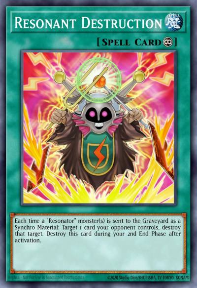 Resonant Destruction Common EXVC-EN048 Extreme Victory Yugioh card