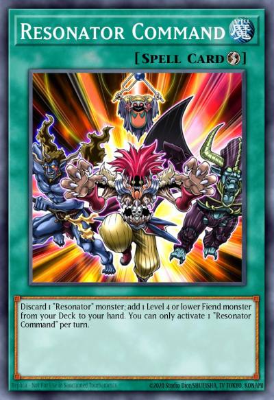Resonator Command Common MP21-EN077 2021 Tin of Ancient Battles Yugioh card