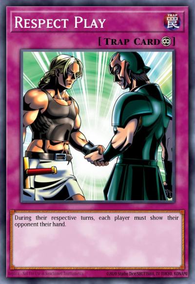 Respect Play Common DB1-EN085 Dark Beginning 1 Yugioh card
