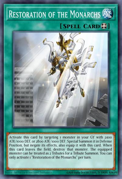 Restoration of the Monarchs Common MP19-EN040 2019 Gold Sarcophagus Tin Mega Pack Yugioh card
