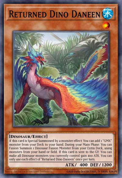 Returned Dino Daneen Super Rare BPRO-EN093 Burst Protocol Yugioh card