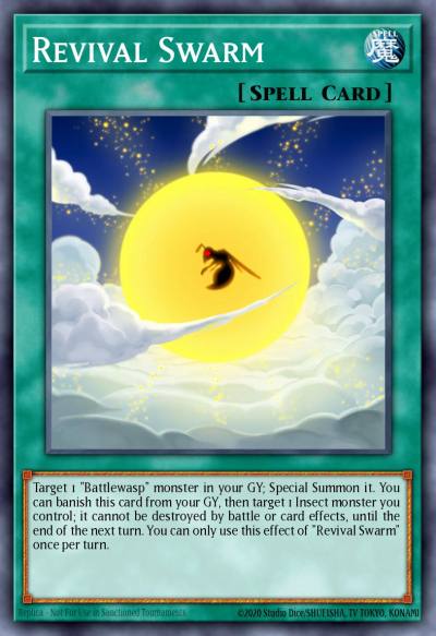 Revival Swarm Ultra Rare BLHR-EN041 Battles of Legend Heros Revenge Yugioh card