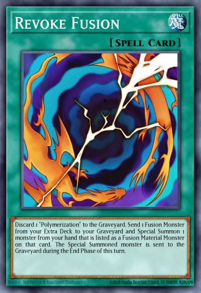 Revoke Fusion Rare DP06-EN020 Duelist Pack Jaden Yuki 3 Yugioh card