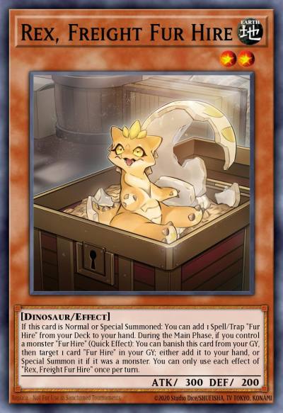 Rex Freight Fur Hire Common MP23-EN175 25th Anniversary Tin Dueling Heroes Mega Pack Yugioh card