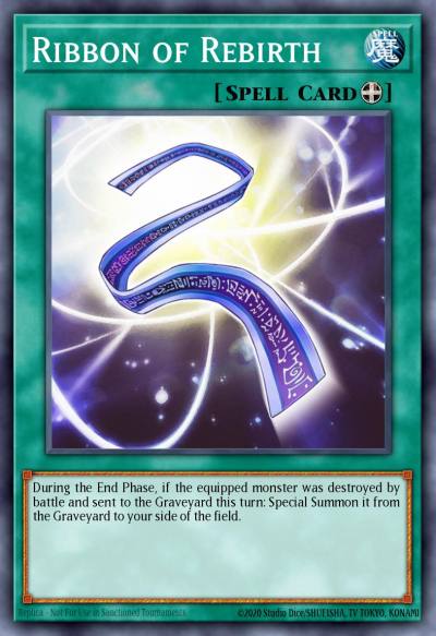 Ribbon of Rebirth Common BP03-EN153 Battle Pack 3 Monster League Yugioh card