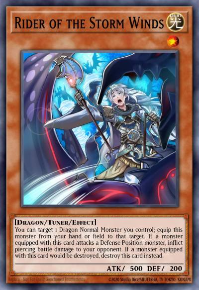 Rider of the Storm Winds Ultra Rare LCKC-EN017 Legendary Collection Kaiba Mega Pack Yugioh card