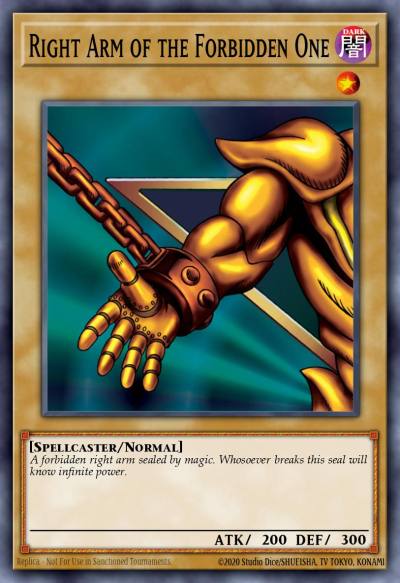 Right Arm of the Forbidden One Quarter Century Secret Rare MP24-EN004 25th Anniversary Tin Dueling Mirrors Yugioh card