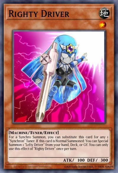 Righty Driver Ultra Rare DUPO-EN032 Duel Power Yugioh card