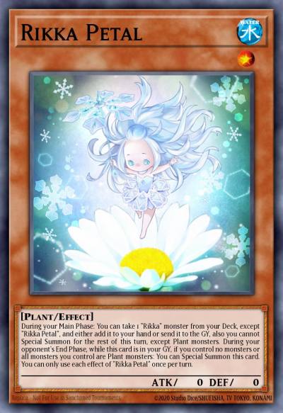 Rikka Petal Rare MAZE-EN047 Maze of Memories Yugioh card