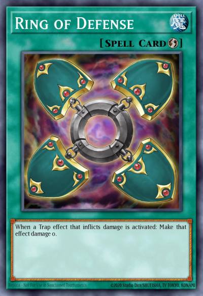 Ring of Defense Ultra Rare DP2-EN026 Duelist Pack Chazz Princeton Yugioh card
