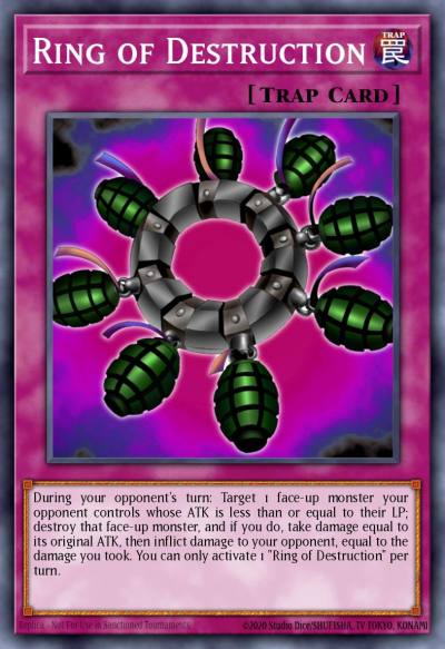 Ring of Destruction Ultra Rare KC01-EN055 25th Anniversary Ultimate Kaiba Set Yugioh card