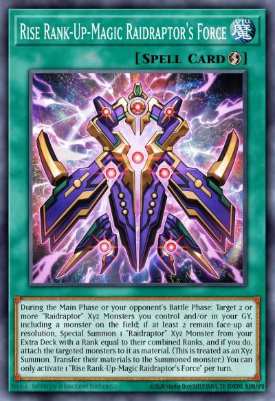 Rise Rank-Up-Magic Raidraptors Force Super Rare PHNI-EN056 Phantom Nightmare Yugioh card