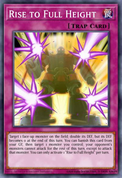 Rise to Full Height Common MP17-EN043 2017 Mega-Tin Mega Pack Yugioh card