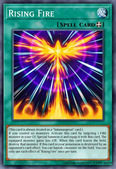 Rising Fire Common MP20-EN128 2020 Tin of Lost Memories Mega Pack Yugioh card