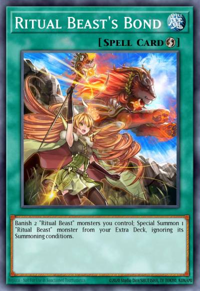 Ritual Beasts Bond Super Rare THSF-EN031 The Secret Forces Yugioh card