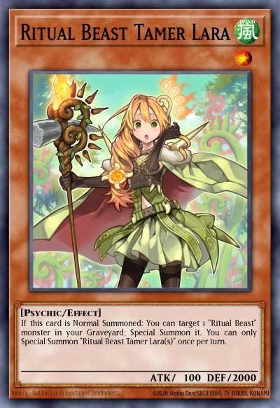 Ritual Beast Tamer Lara Secret Rare THSF-EN022 The Secret Forces Yugioh card