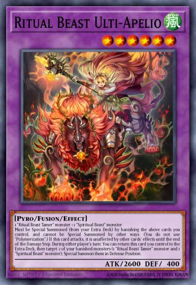 Ritual Beast Ulti-Apelio Secret Rare THSF-EN028 The Secret Forces Yugioh card