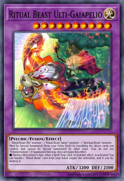 Ritual Beast Ulti-Gaiapelio Secret Rare BLTR-EN086 Battles of Legend Terminal Revenge Yugioh card