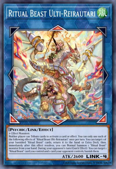 Ritual Beast Ulti-Reirautari Secret Rare BLTR-EN019 Battles of Legend Terminal Revenge Yugioh card