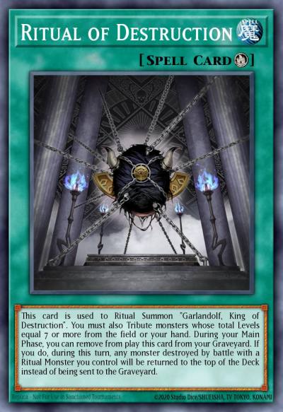 Ritual of Destruction Common ABPF-EN058 Absolute Powerforce Yugioh card