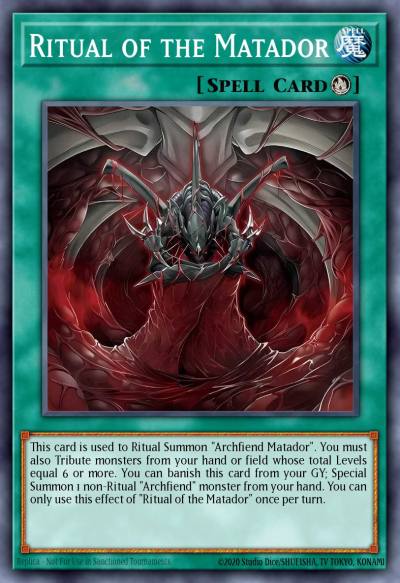 Ritual of the Matador Rare MZMU-EN024 Maze of Muertos Yugioh card