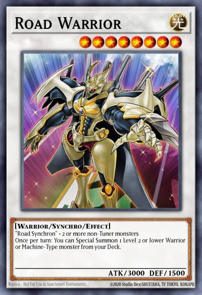 Road Warrior Rare DP09-EN015 Duelist Pack Yusei 2 Yugioh card