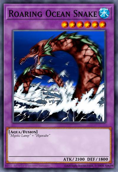 Roaring Ocean Snake Common MRD-020 Metal Raiders Yugioh card