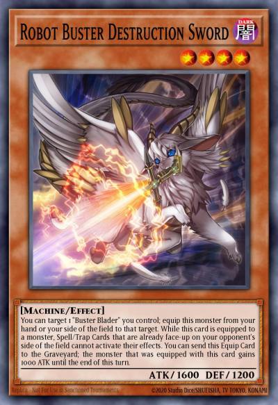 Robot Buster Destruction Sword Common MP16-EN192 2016 Mega-Tin Mega Pack Yugioh card