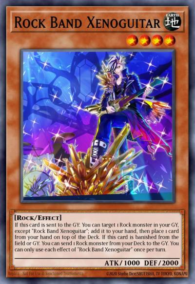 Rock Band Xenoguitar Common MP21-EN181 2021 Tin of Ancient Battles Yugioh card