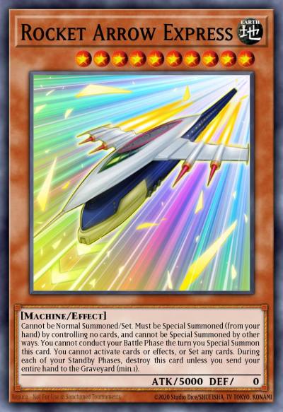 Rocket Arrow Express Rare GAOV-EN016 Galactic Overlord Yugioh card