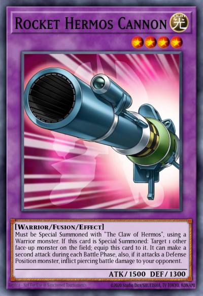 Rocket Hermos Cannon Secret Rare DRL2-EN010 Dragons of Legend 2 Yugioh card