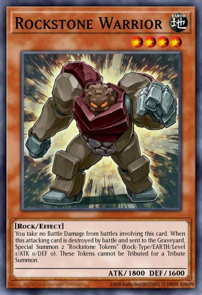 Rockstone Warrior Rare DP09-EN006 Duelist Pack Yusei 2 Yugioh card