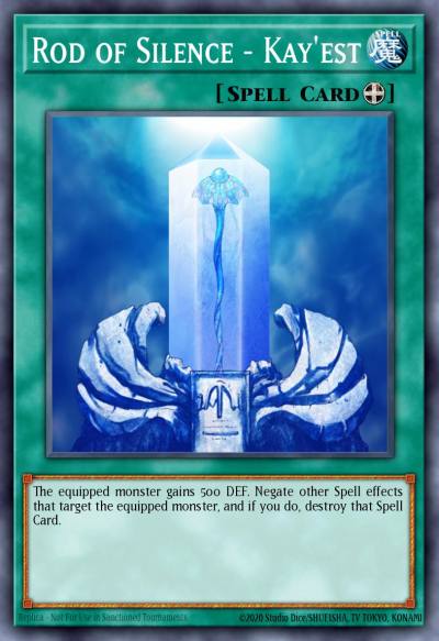 Rod of Silence - Kayest Common DCR-036 Dark Crisis Yugioh card