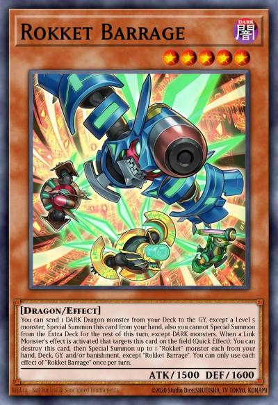 Rokket Barrage Grand Master Rare MAMS-EN017 Magnificent Maestros Yugioh card
