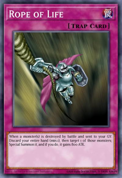 Rope of Life Common BP02-EN176 Battle Pack 2 War of the Giants Yugioh card