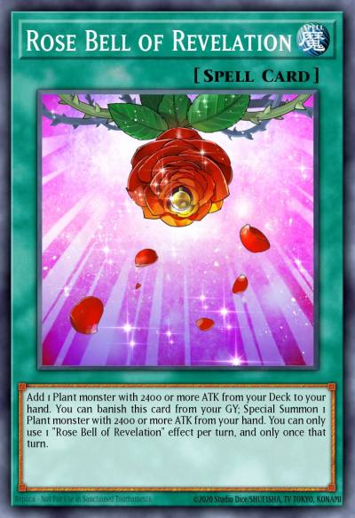 Rose Bell of Revelation Ultra Rare DUOV-EN040 Duel Overload Yugioh card